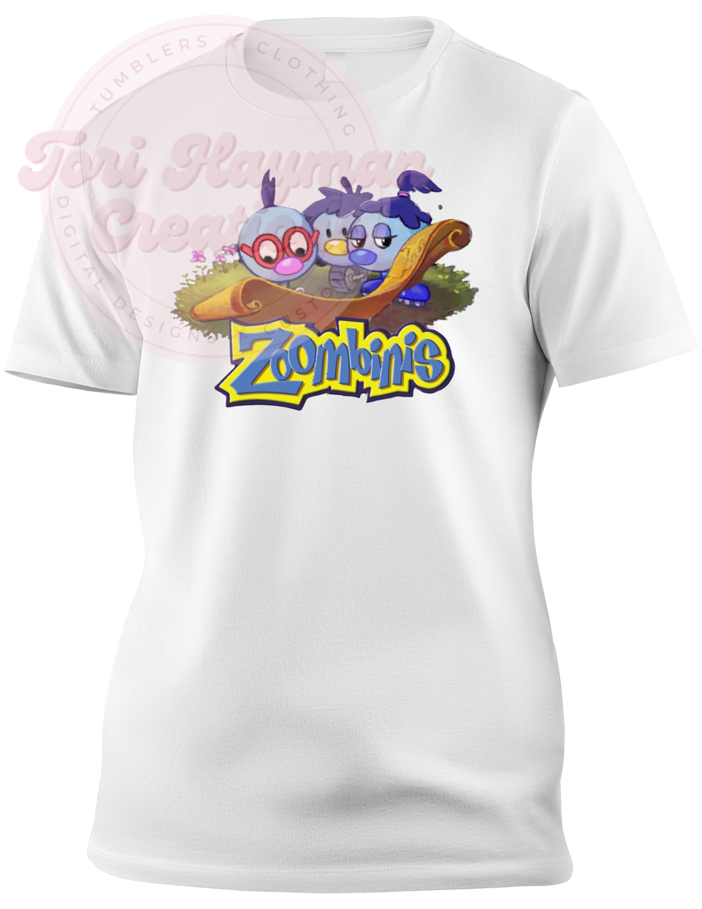 Logical Journey of Zoombinis T-Shirt (White/Unisex)