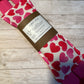 White, Pink and Red Heart Print Comfort Pack