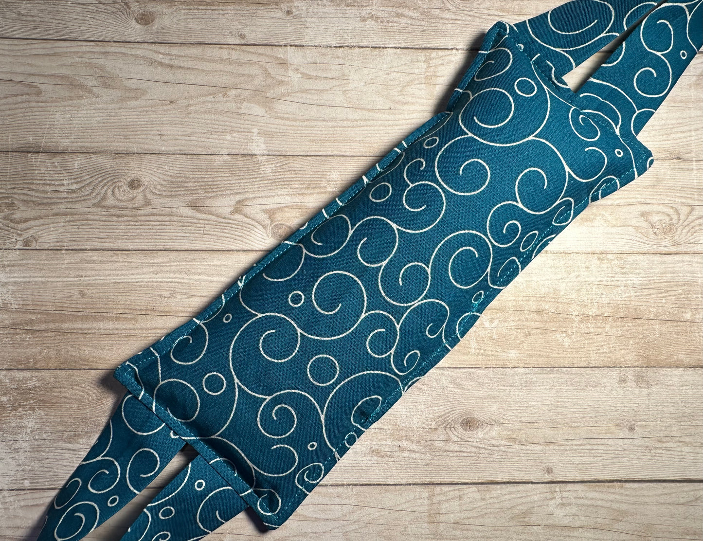 Blue Swirls Print Comfort Pack