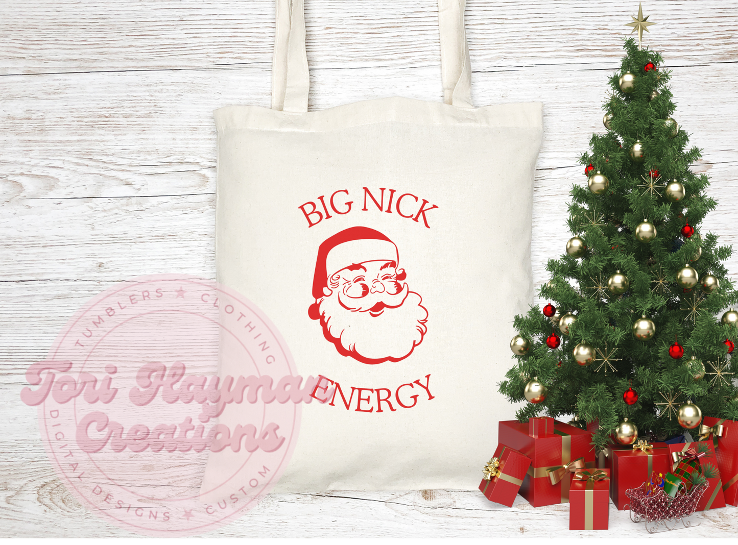 Big Nick Energy Canvas Tote Bag