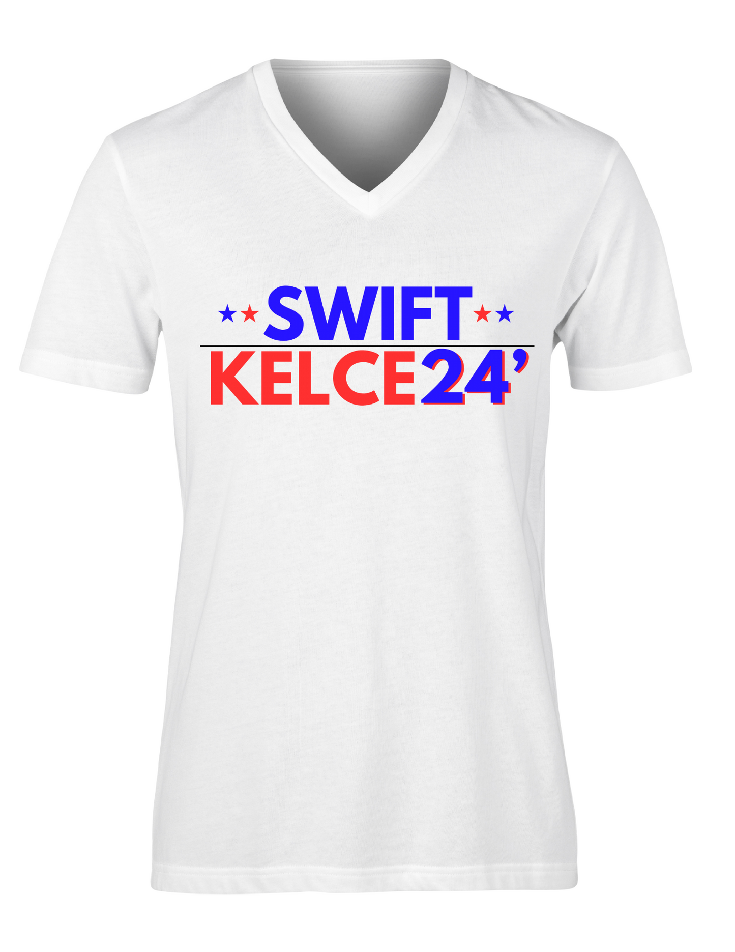 Swift Kelce 24’ T Shirt Women’s V Neck