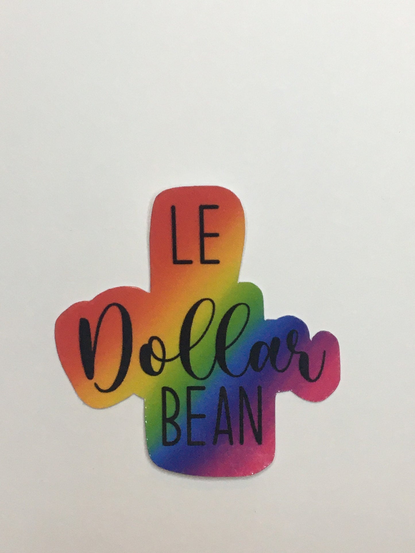 Le Dollar Bean sticker