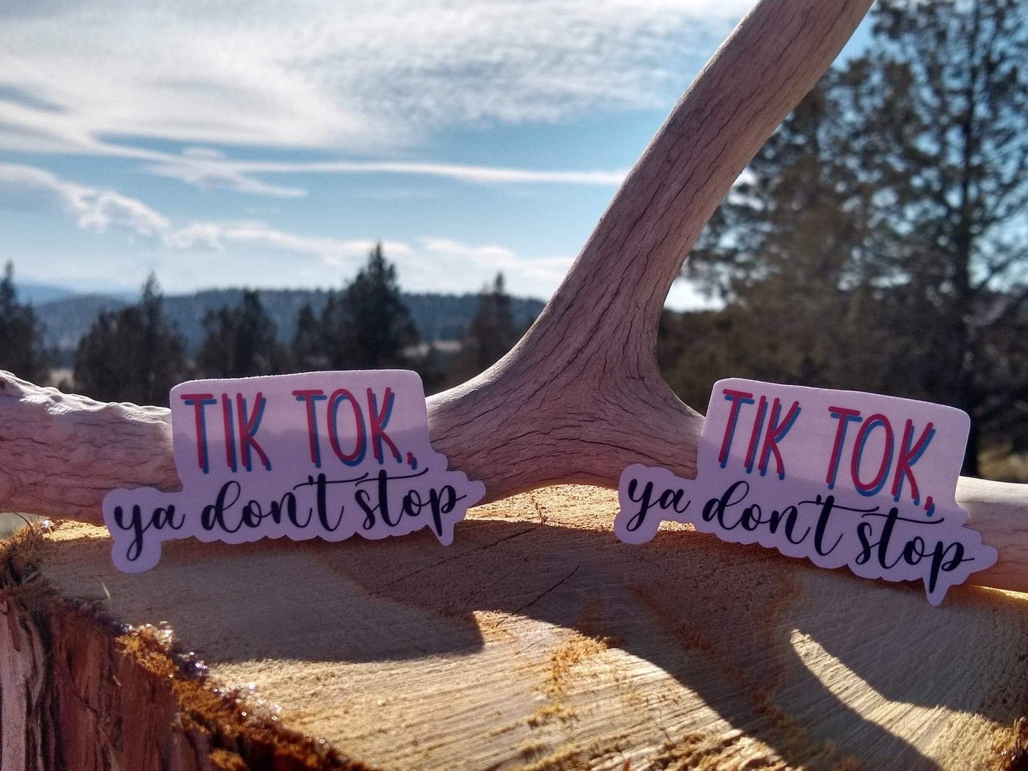 TikTok ya don’t stop sticker