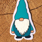 Hand drawn gnome sticker