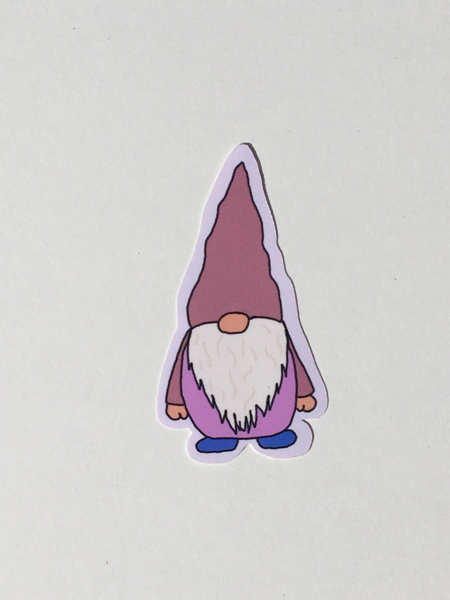 Hand drawn gnome sticker