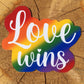 Gay Pride / Love Wins / Lesbian / Sticker