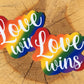 Gay Pride / Love Wins / Lesbian / Sticker