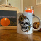 Skull Sunflower 11oz Coffee Mug, ceramic. Dishwasher and Microwave sage!