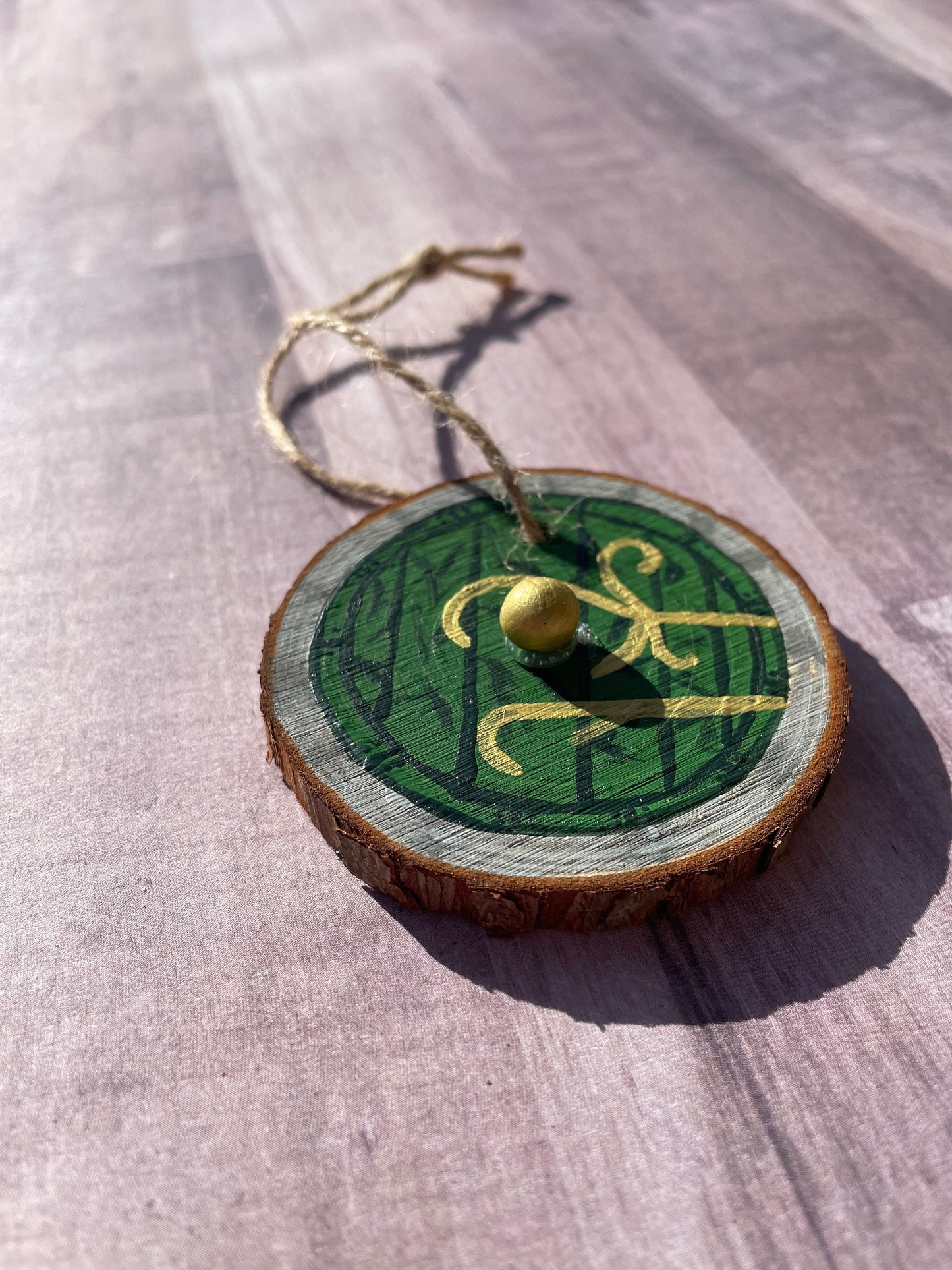 The Hobbit Door Ornament/ Bilbo Baggins Ornament / The Shire / Hobbiton/ Handmade Gift/ LOTR Gift