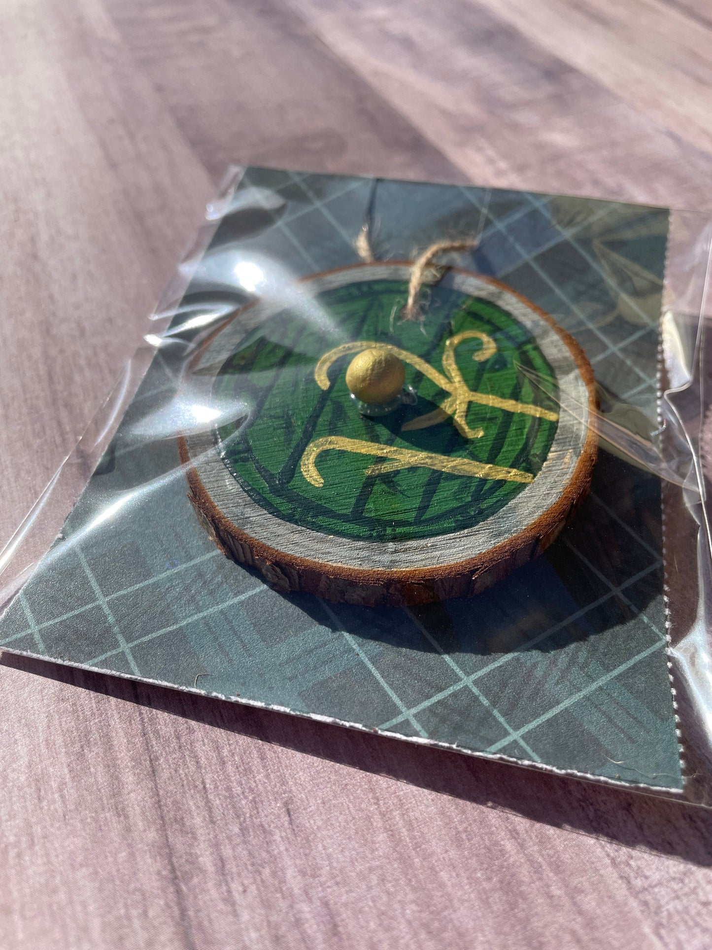 The Hobbit Door Ornament/ Bilbo Baggins Ornament / The Shire / Hobbiton/ Handmade Gift/ LOTR Gift