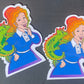 Miss Frizzle Fridge Magnet / Miss Frizzle Magic School Bus / Miss Frizzle Magnet Set / Two Pack / Teacher Gift