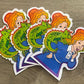 Miss Frizzle Fridge Magnet / Miss Frizzle Magic School Bus / Miss Frizzle Magnet Set / Two Pack / Teacher Gift