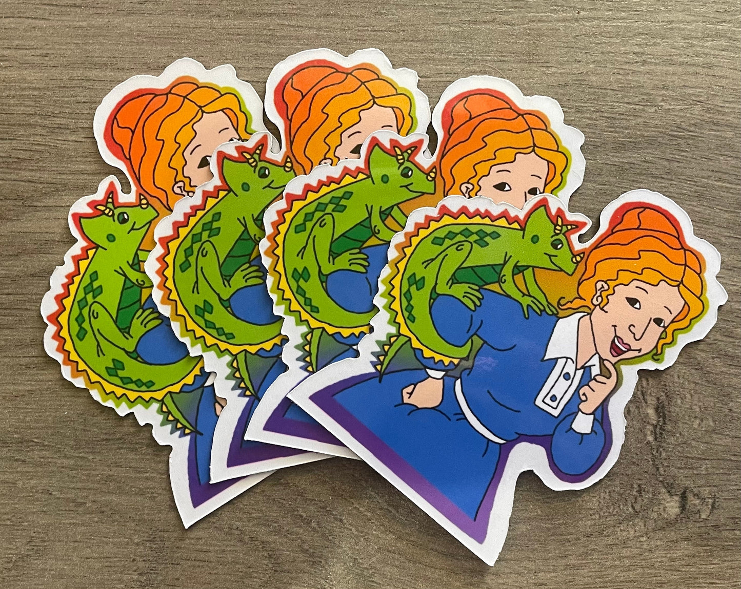 Miss Frizzle Fridge Magnet / Miss Frizzle Magic School Bus / Miss Frizzle Magnet Set / Two Pack / Teacher Gift