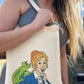 Miss Frizzle Canvas Tote Bag / School Bag / Back to School / Teacher’s Gift