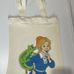 Miss Frizzle Canvas Tote Bag / School Bag / Back to School / Teacher’s Gift