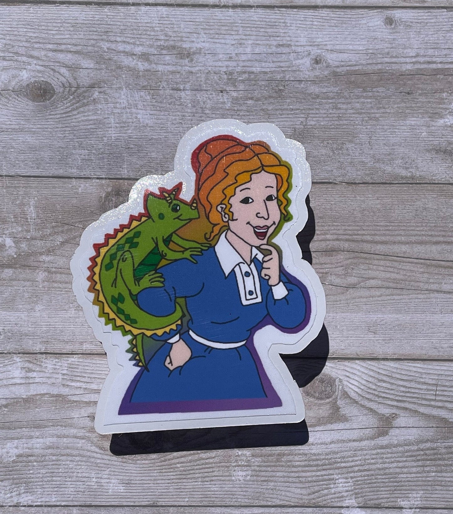 Miss Frizzle Sticker / Magic School Bus Sticker / Teacher’s Gift/ 90s Nostalgia Sticker