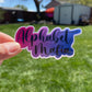 Bisexual Pride / Bi Pride / Pride Month Sticker / Pink Purple Blue Sticker / Bi Wife Energy Sticker / Alphabet Mafia Sticker