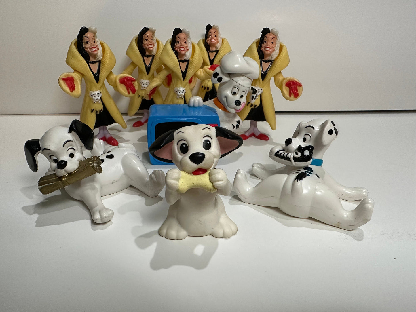 101 Dalmatians Figures / 1996 Happy Meal Toys / McDonald’s Happy Meal Toys / 101 Dalmatians Flip Car Toy Lot / Vintage Disney Happy Meal Toy