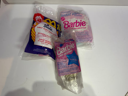 1992, 1996, 2000 Barbie McDonald’s Happy Meal Toys  / McDonald’s Toy / Nostalgic 90’s McDonald’s Toy Lot of 7 / Vintage Barbie Toys