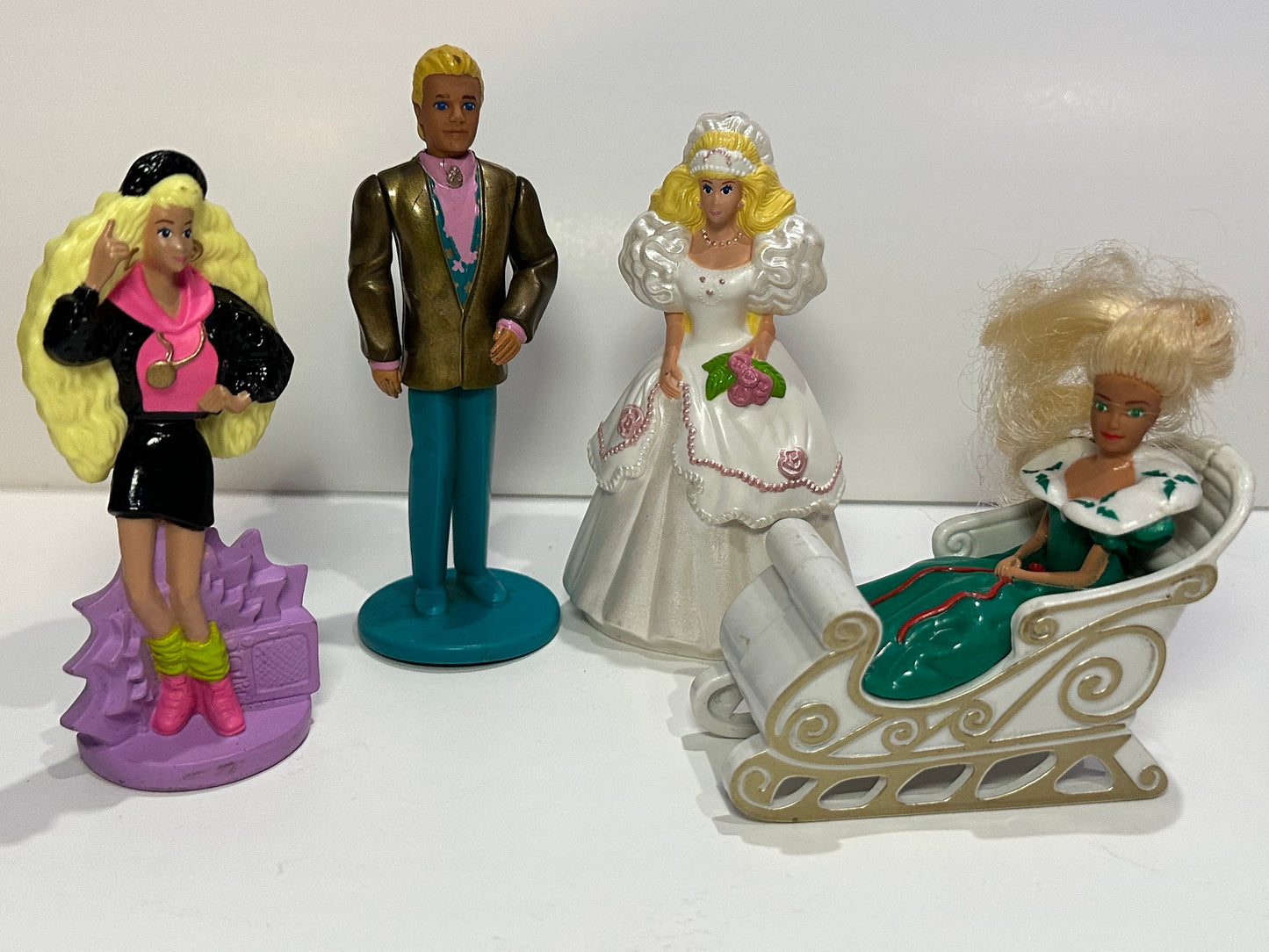 1992, 1996, 2000 Barbie McDonald’s Happy Meal Toys  / McDonald’s Toy / Nostalgic 90’s McDonald’s Toy Lot of 7 / Vintage Barbie Toys