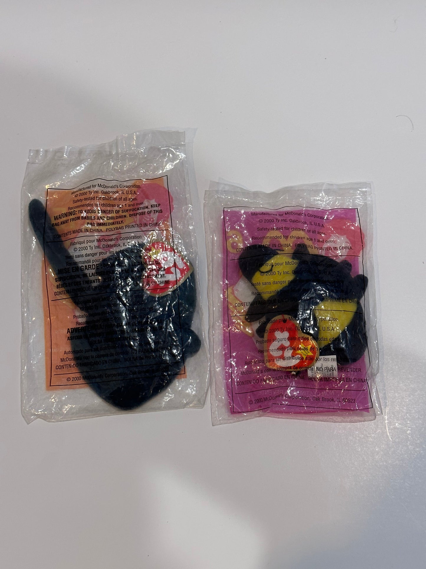 Ty Beanie Baby McDonald’s Happy Meal Toy / Sting and Bumble Happy Meal Toy / Sting / Bumble / Beanie Baby / Beanie Babies