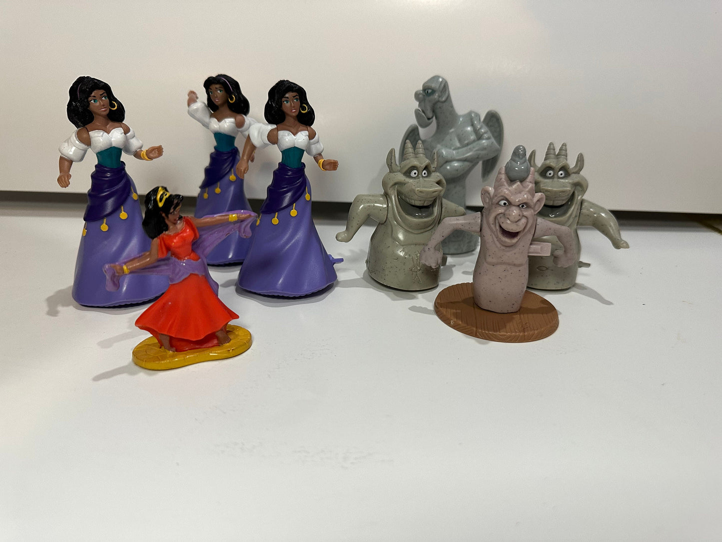 1996 Happy Meal Toys / 1996 Hunchback of Notre Dame / Disney Movie Toy Figurines / 1996 Disney Toy / Rare Figurines / Vintage Disney Figures