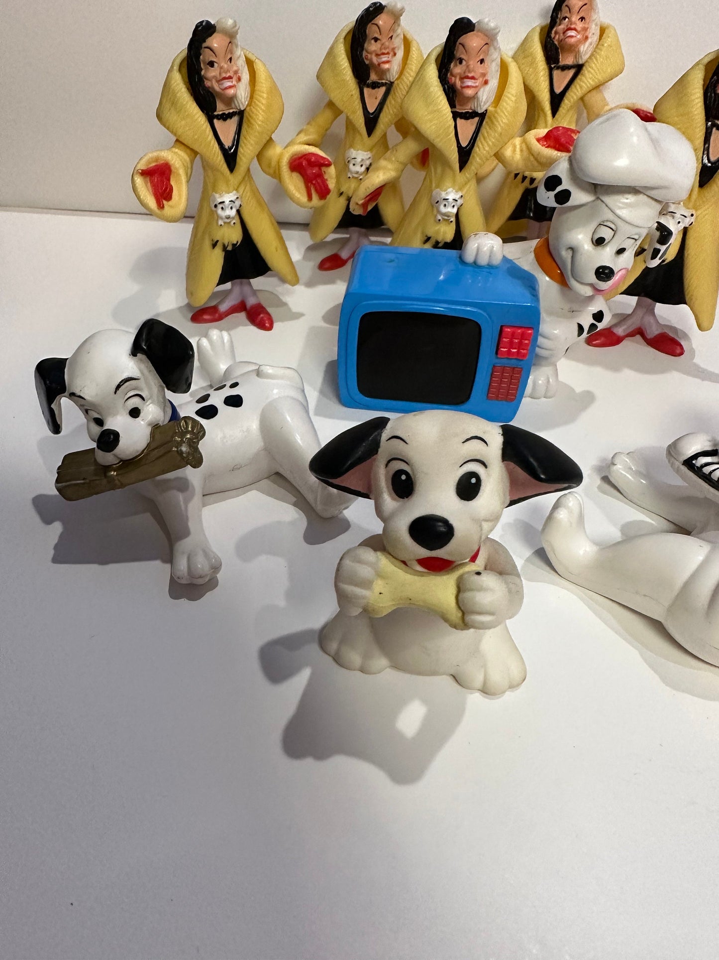 101 Dalmatians Figures / 1996 Happy Meal Toys / McDonald’s Happy Meal Toys / 101 Dalmatians Flip Car Toy Lot / Vintage Disney Happy Meal Toy