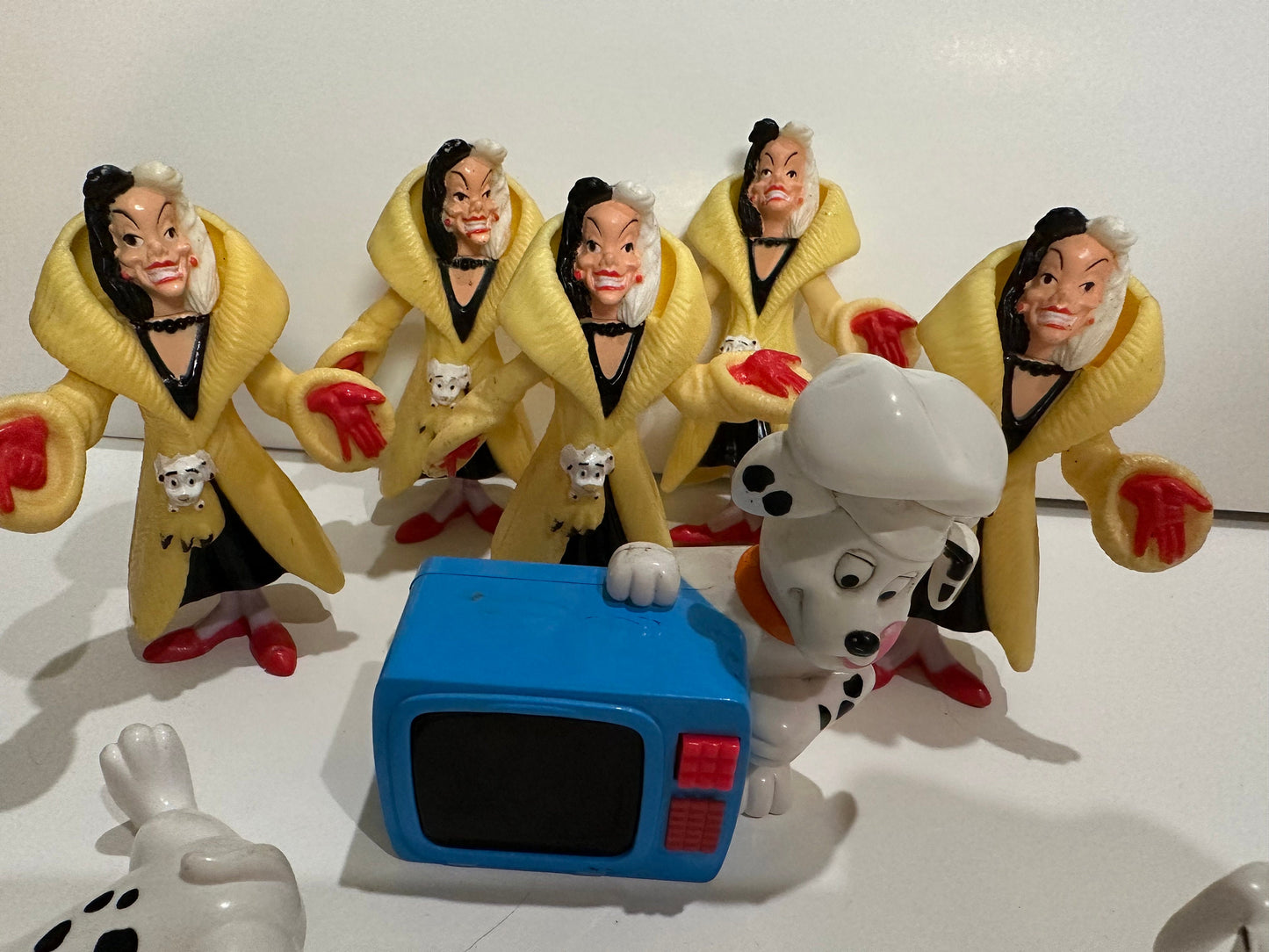 101 Dalmatians Figures / 1996 Happy Meal Toys / McDonald’s Happy Meal Toys / 101 Dalmatians Flip Car Toy Lot / Vintage Disney Happy Meal Toy