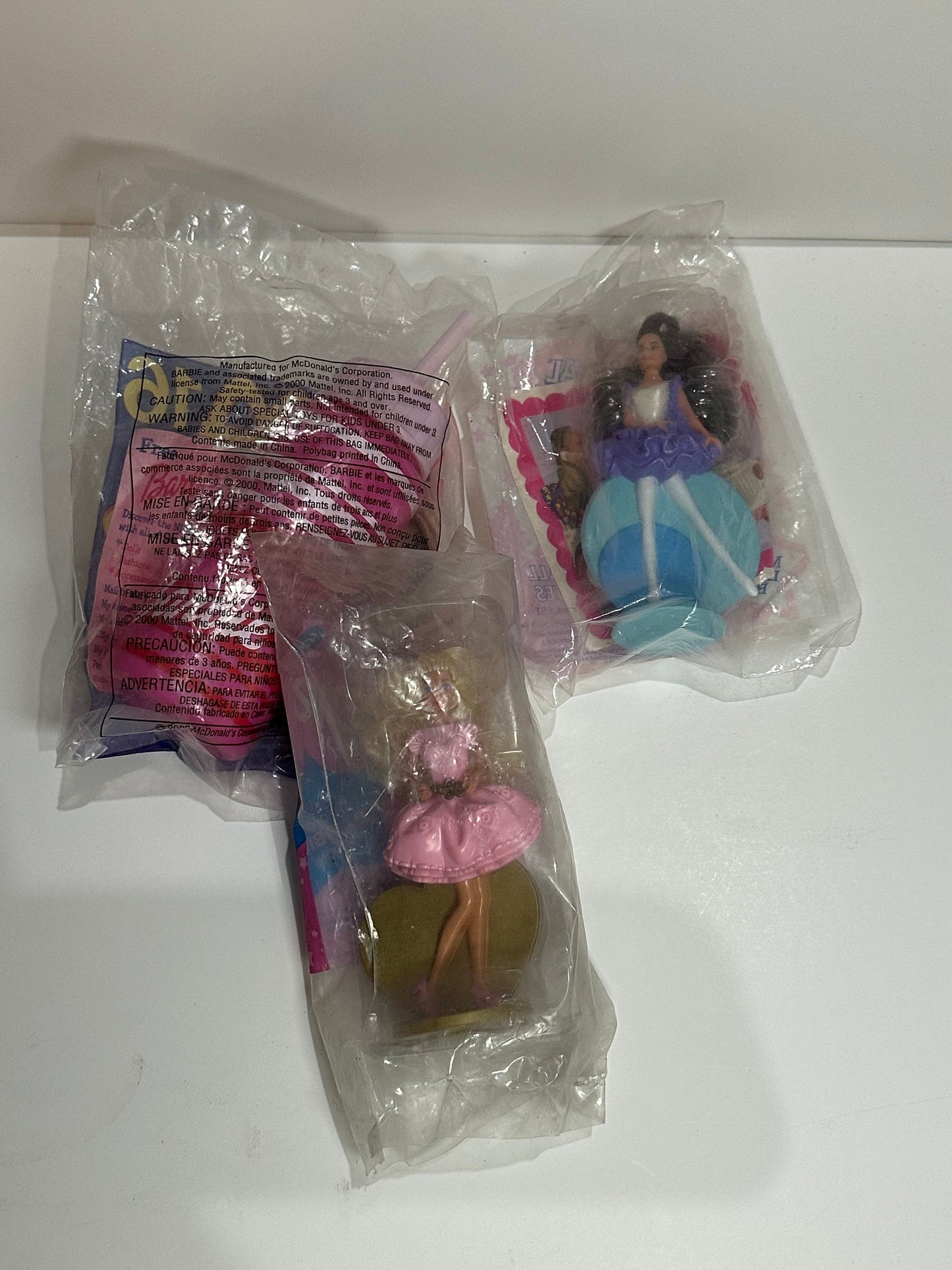 1992, 1996, 2000 Barbie McDonald’s Happy Meal Toys  / McDonald’s Toy / Nostalgic 90’s McDonald’s Toy Lot of 7 / Vintage Barbie Toys