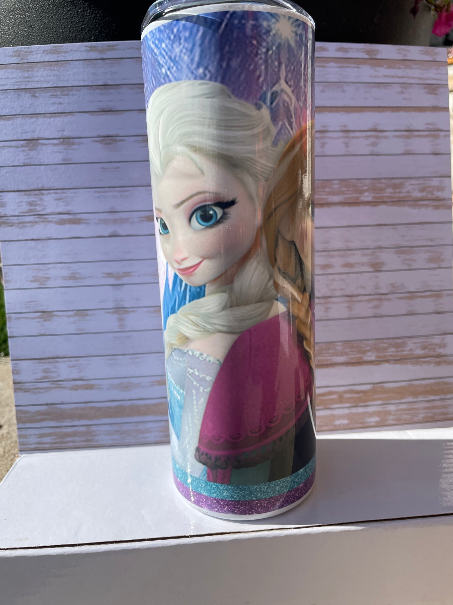 20 oz. Skinny Frozen Tumbler / Ana and Elsa Tumbler