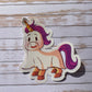 Halloween Unicorn Stickers / Unicorn Sticker Pack / 5 Pack of Stickers