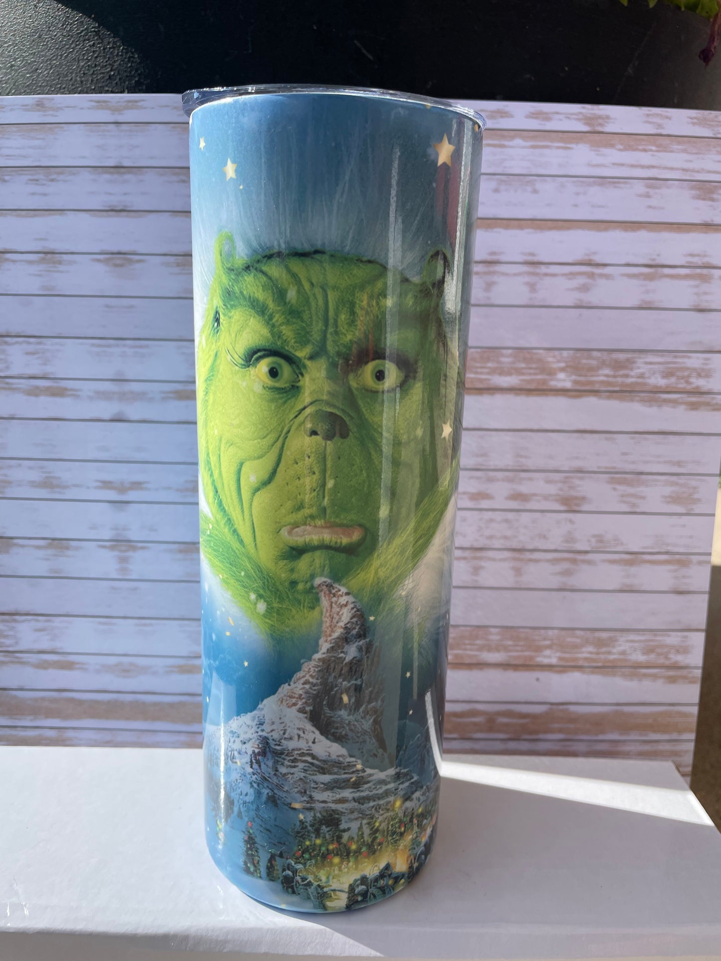 20 oz. Skinny Grinch Tumbler / Jim Carey Grinch Tumbler