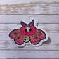 Pink Moth Sticker / Moth Sticker / Witch Sticker