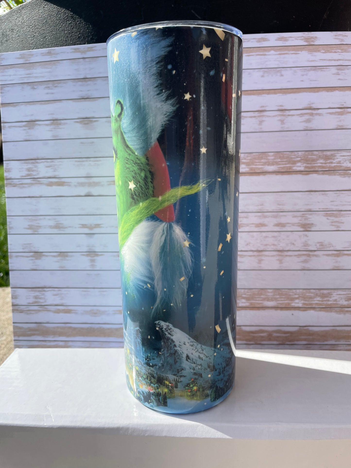 20 oz. Skinny Grinch Tumbler / Jim Carey Grinch Tumbler